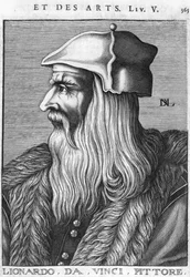 Porträt von Leonardo da Vinci (1452-1519)